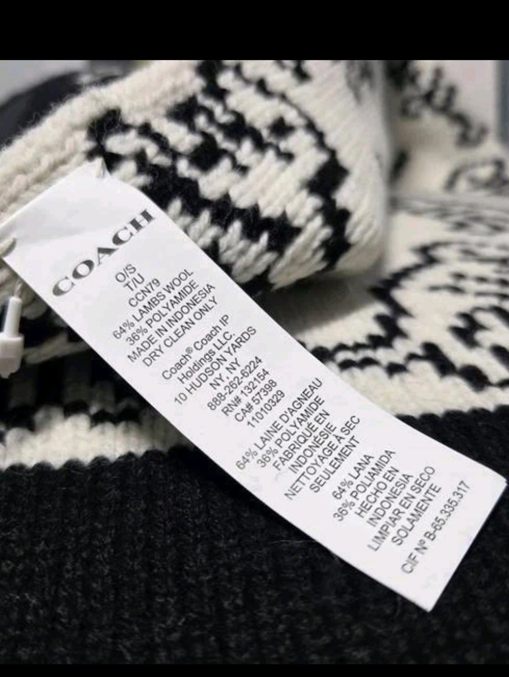 Coach Scarf - Picture 5 of 5